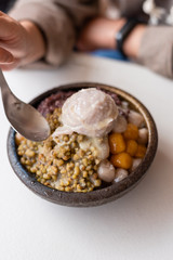 Taiwan snacks of shave ice