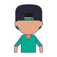 man faceless avatar isolated