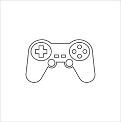 Game controller outline icon - Vector