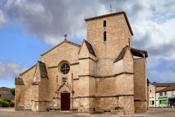 Coulon. Eglise sainte trinité. Deux Sèvres, Poitou Charentes	