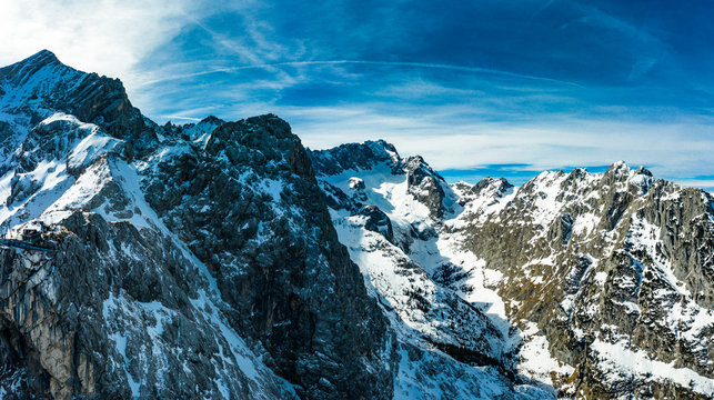 Alpspitze, mountain station with AlpspiX, Wetterstein Mountains, Mittenwald, Bavaria, Germany