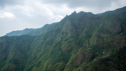 Beautiful landscape of Kelud Volcano in Blitar & Kediri, East Java, the beauty of the Kelud Volcano...