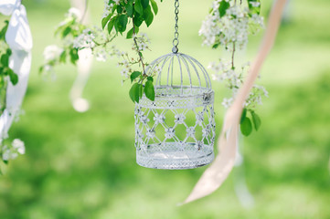 Decorative bird cage