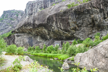Norwegen Helleren Hedlaren Sehenswürdigkeit