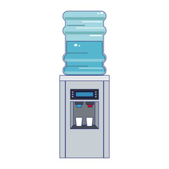 Water dispenser with bottle