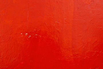 red painted wall