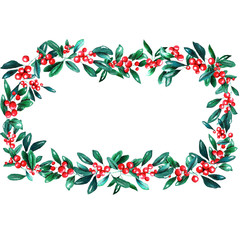 berries rectangle white