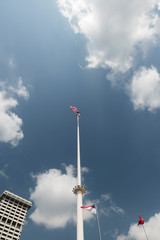 Malaysian Flag pole