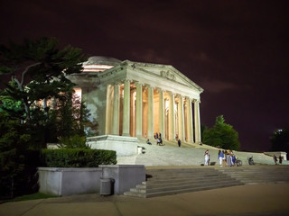 Obraz premium Washington DC, District of Columbia [United States US, Thomas Jefferson Memorial, American Founding Fathers, Declaration of independance]