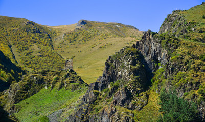 Mountain scenery of Kazbegi, Georgia