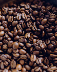 Roasted coffee beans