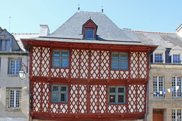 Medieval house in Josselin, France