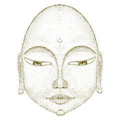 Face of budda. 