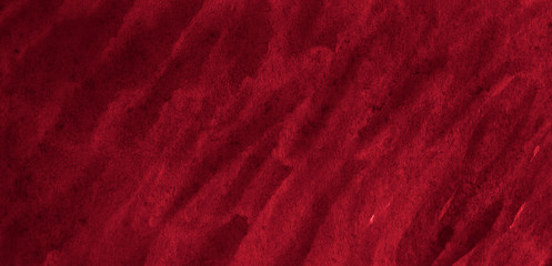 Rich burgundy watercolor frame with torn strokes and stripes. Abstract background for design, layouts and patterns.