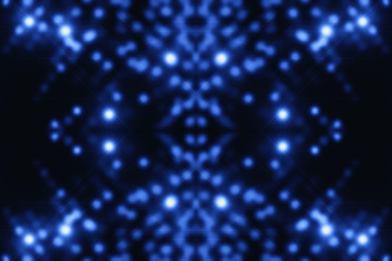 Quantum blue background. Digital cobalt backdrop. Sparkle virtual texture. Shiny surface design....