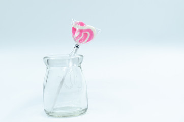 Heart Candy in Glass