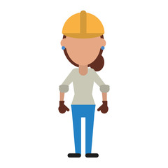 Obraz na płótnie Canvas Construction worker avatar