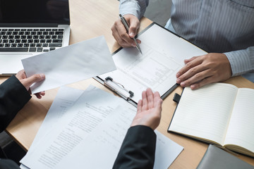 Employer boss sending a remuneration letter to businessman in order to dismiss contract, changing...