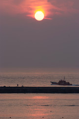 Sunset and Sea - 夕日と海