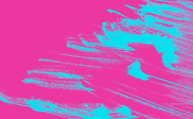 Fototapeta na wymiar pink and blue paint brush strokes background 