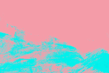 pink and blue paint brush strokes background 