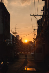 Thai sun rise