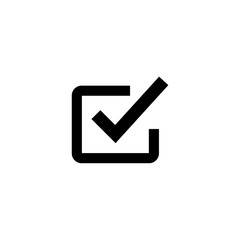 Checklist icon. Business sign