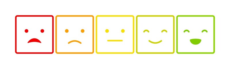 Emoticons mood scale