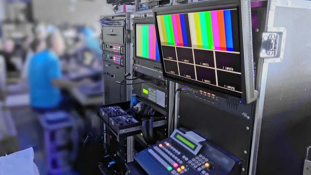 multi camera video mixer control panel