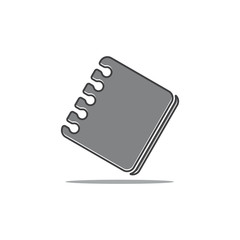 simple ebook symbol vector