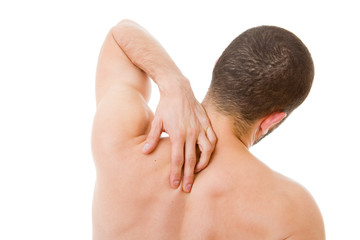 Naklejka premium back in pain
