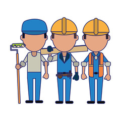 Construction workers avatars