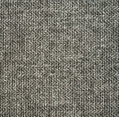 Textured gray natural fabric . 