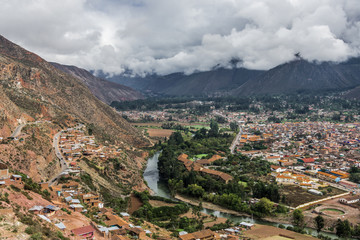 A small town in the Urubamba valley