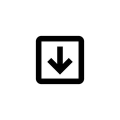 Upload and download icon. Attachment sign