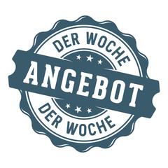 Angebot der Woche Siegel