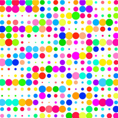 Bright colorful confetti on a white background.       