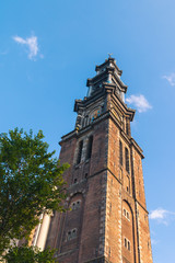 View from Amsterdam, Holland, The Netherlands.