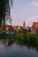 View from Volendam at the Netherlands province of North Holland.