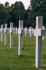 American cemetery of the second World War at the french region of Normandie.