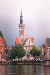 Fototapeta premium View from Bruges, Flanders.