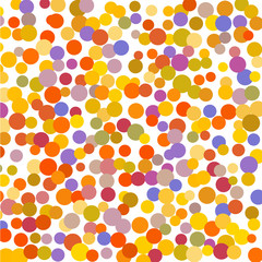 Bright colorful confetti on a white background.       