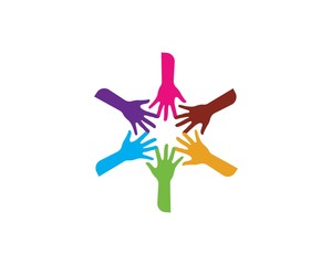 Obraz premium Hand Care Logo Template vector icon