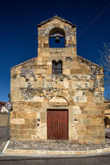 Fototapeta na wymiar Chiesa di San leonardo - Masullas - Sardegna