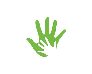 Hand Care Logo Template vector icon