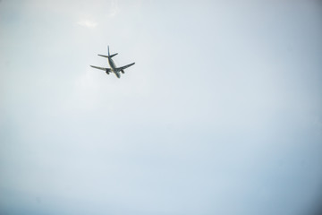 airplane in the sky