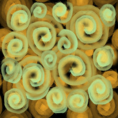 Seamless Pattern for textile or wallpaper. Texture a circles light abstraction for a background. The drawing for fabric.