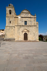 Fototapeta na wymiar Chiesa San gabriele Arcangelo - Sagama - Sardegna