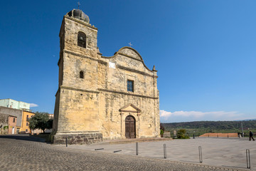 Fototapeta na wymiar Chiesa San gabriele Arcangelo - Sagama - Sardegna