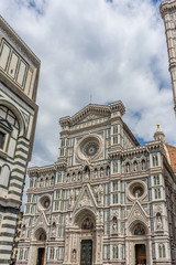 Fototapeta premium Cathedral Santa Maria del Fiore with magnificent Renaissance dome designed by Filippo Brunelleschi in Florence, Italy